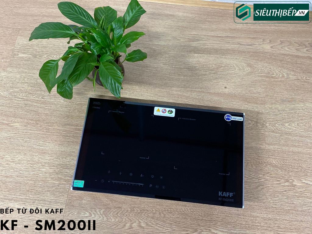 Bếp từ đôi Kaff KF - SM200II Inverter tiết kiệm điện