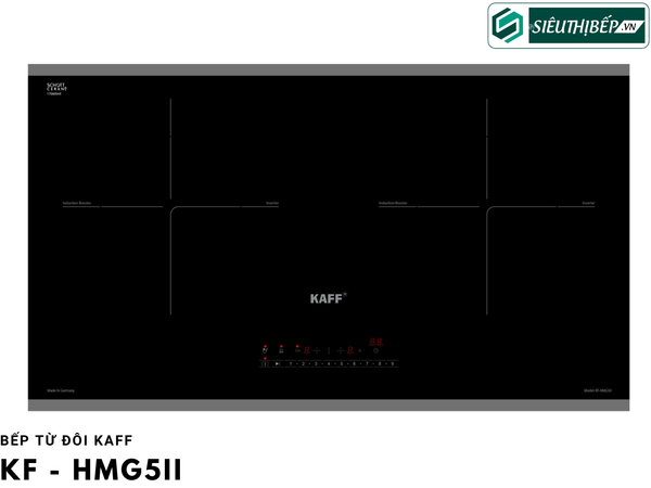 Bếp từ đôi Kaff KF - HMG5II Inverter tiết kiệm điện