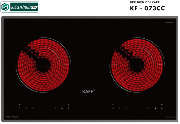 Bếp điện đôi Kaff KF - 073CC