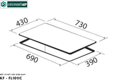 Bếp từ kết hợp điện Kaff KF - FL101IC