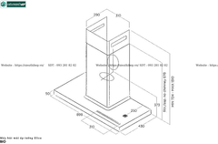 Máy hút mùi Elica BIO (Áp tường - Made in Italya)