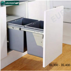 Thùng rác Eurogold BL300 / BL400 (Nhựa - Gắn cánh)