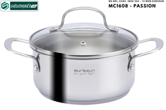 Bộ nồi, chảo Eurosun MC1608 - Passion ( inox 304 - 10 món)