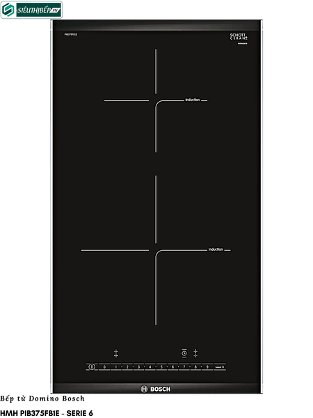 Bếp từ Domino Bosch HMH PIB375FB1E - Serie 6 (Made in Spain)