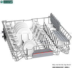 Máy rửa bát Bosch HMH SMS4IVI01P - Serie 4 (Độc lập - 12 bộ đồ ăn Châu Âu)