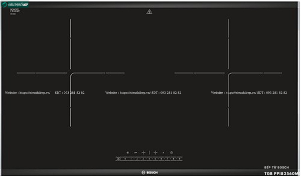 Bếp từ đôi Bosch TGB PPI82560MS - Serie 8