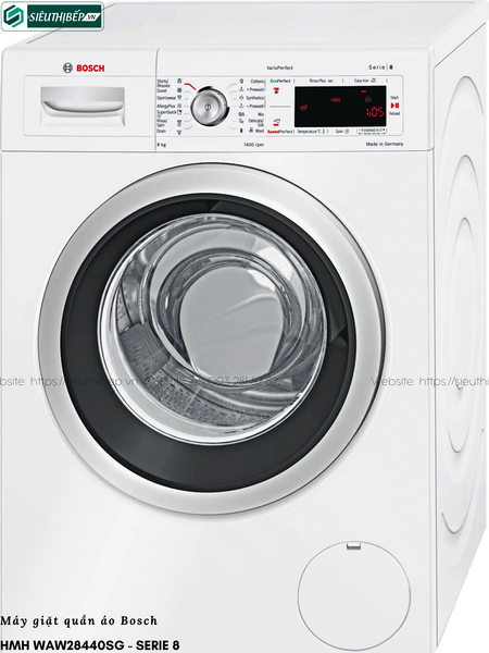 Máy giặt Bosch HMH WAW28440SG - Serie 8 (8Kg - Made in Turkey)