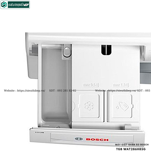 Máy giặt quần áo Bosch TGB WAT286H8SG - Serie 8 (Made in Germany)