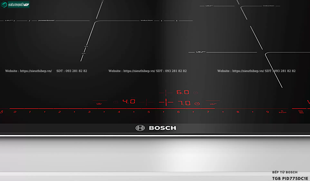 Bếp từ Bosch TGB PID775DC1E - Serie 8 (3 vùng nấu - Made in Spain)