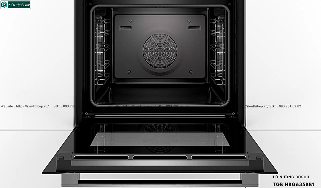 Lò nướng Bosch TGB HBG635BB1 - Serie 8 (71 Lít - Made in Germany)