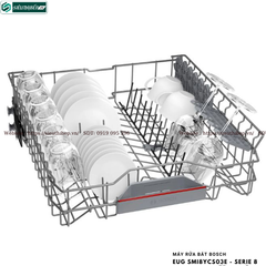 Máy rửa bát Bosch EUG SMI8YCS03E - Serie 8 (Âm bán phần - Made in Germany)