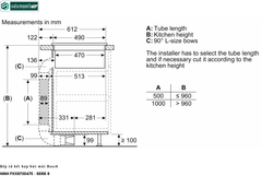 Bếp từ kết hợp hút mùi Bosch HMH PXX875D67E - Serie 8 (Made in Spain)