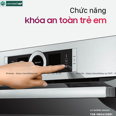 Lò nướng Bosch TGB HBG635BB1 - Serie 8 (71 Lít - Made in Germany)