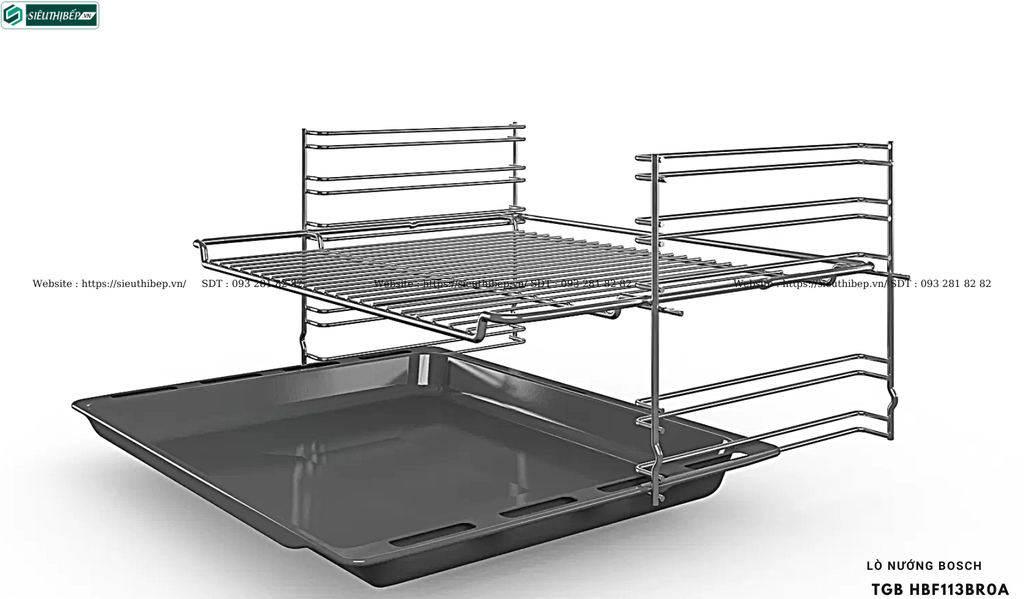 Lò nướng Bosch TGB HBF113BR0A - Serie 2 (66 Lít - Made in Turkey)