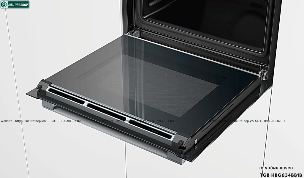 Lò nướng Bosch TGB HBG634BB1B - Serie 8 (71 Lít - Made in Germany)
