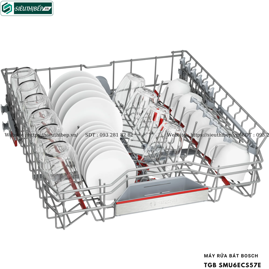 Máy rửa bát Bosch TGB SMU6ECS57E - Serie 6 ( Âm bán phần - Made in Germany)