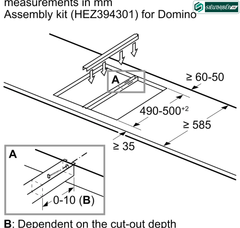 Bếp từ Domino Bosch HMH PIB375FB1E - Serie 6 (Made in Spain)