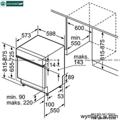 Máy rửa bát Bosch TGB SMI4HVS33E - Serie4 (Âm bán phần - Made in Germany)