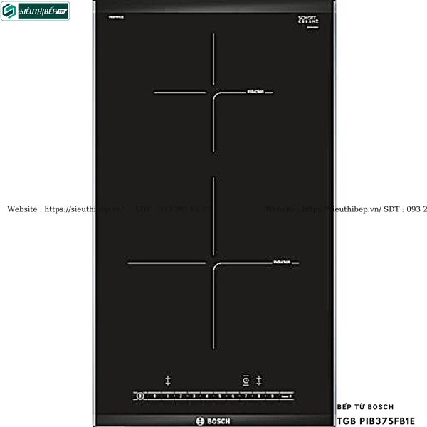 Bếp từ Domino Bosch TGB PIB375FB1E - Serie 6 (Made in Spain)