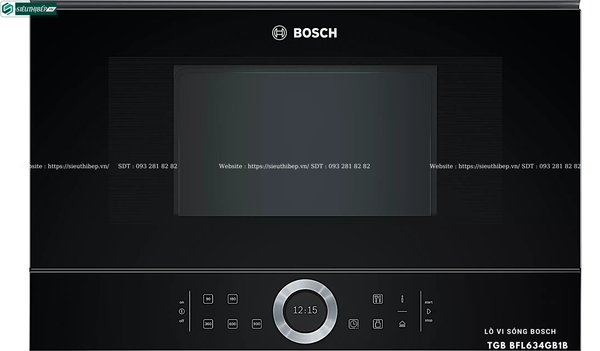 Lò vi sóng Bosch TGB BFL634GB1B - Serie 8 (21 Lít - Made in UK)