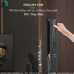 Khóa điện tử Philips 9300 (Mở khóa Gateway tối tân)