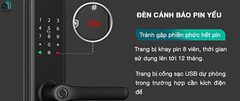 Khóa điện tử Philips 7300 (Mở khóa bằng Bluetooth thông minh)