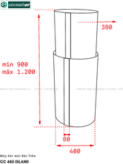 Máy hút mùi đảo Teka CC 485 ISLAND (Độc lập - Tròn)