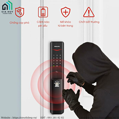 Khóa điện tử Philips Alpha-5 (Mở khóa bằng Bluetooth thông minh)