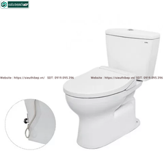 Bồn cầu 2 khối TOTO CS300DRE2#W (Nắp Rửa Cơ TCW07S)