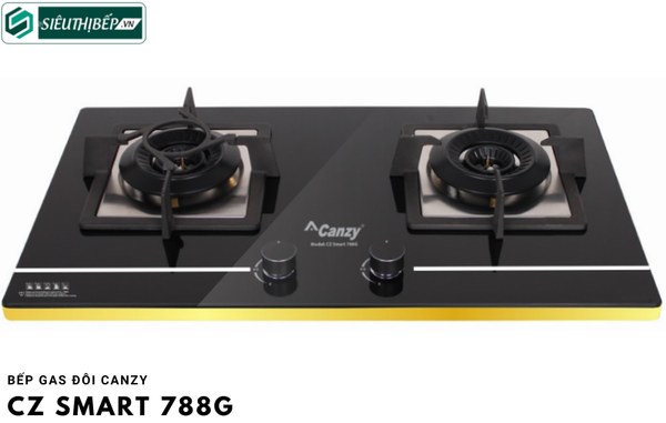 Bếp gas đôi Canzy CZ Smart 788G (Lắp âm)