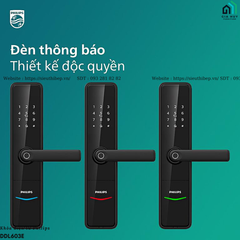 Khóa điện tử Philips DDL603E (Mở khóa bằng APP Wifi thông minh)