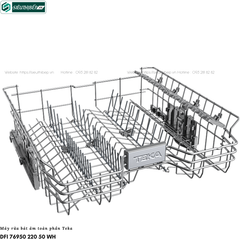 Máy rửa bát Teka DFI 76950 220 50 WH (Âm toàn phần - 15 bộ đồ ăn Châu Âu)