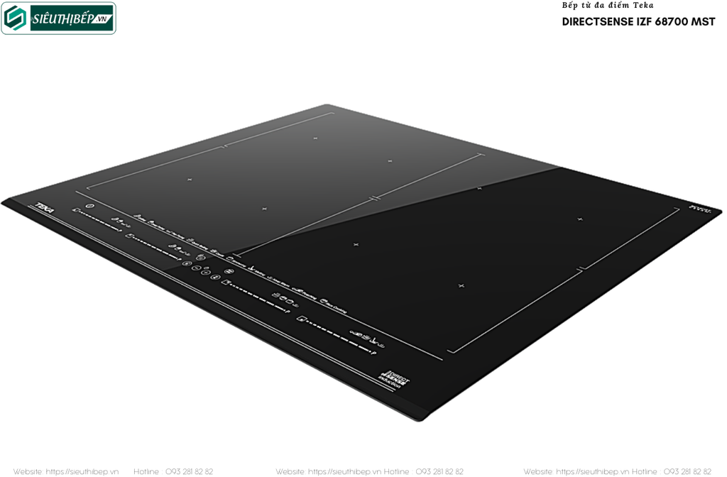 Bếp từ Teka DirectSense IZF 68700 MST (Đa điểm - Made in Turkey)
