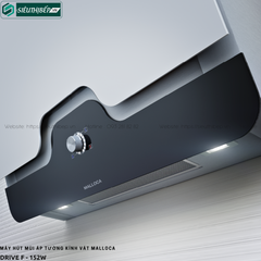 Máy hút mùi Malloca DRIVE F - 152W / DRIVE F - 152B (Áp tường - Kính vát)