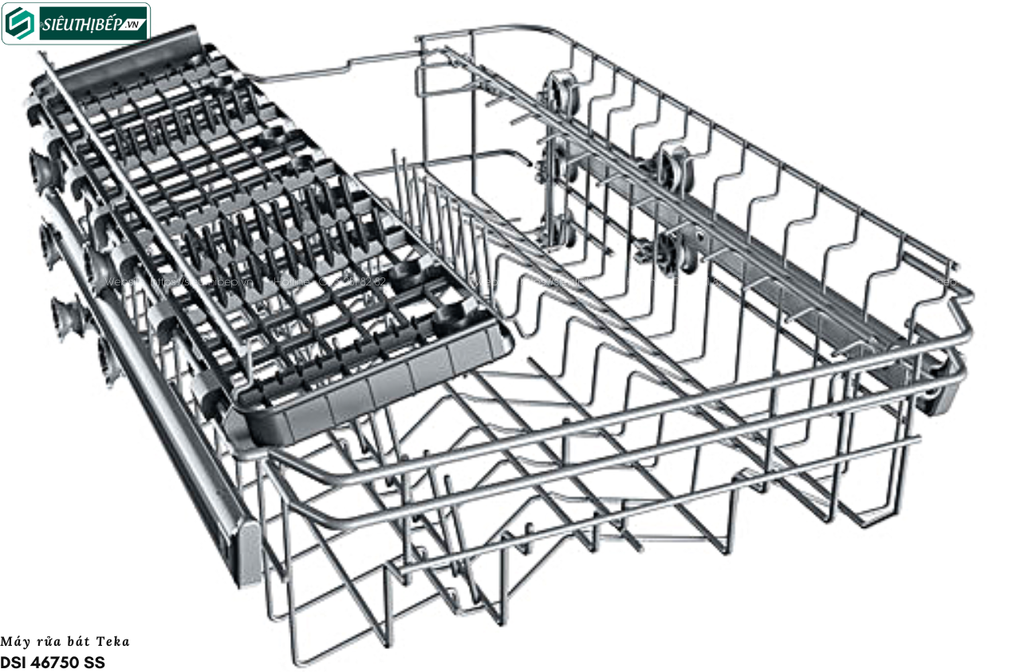 Máy rửa bát Teka DSI 46750 SS (Âm bán phần - 13 bộ bát đĩa Châu Âu)