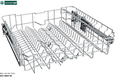 Máy rửa bát Teka DSI 76850 SS (Âm bán phần - 14 bộ bát đĩa Châu Âu)