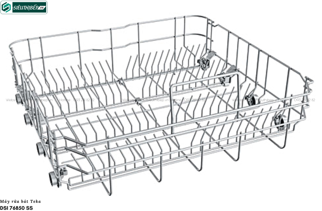 Máy rửa bát Teka DSI 76850 SS (Âm bán phần - 14 bộ bát đĩa Châu Âu)