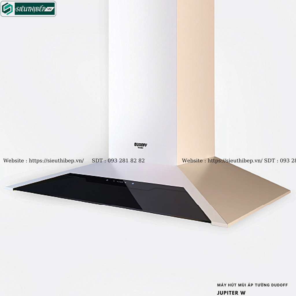 Máy hút mùi Dudoff JUPITER W / JUPITER B / JUPITER S (Áp tường, hình nón - Made in Italy)