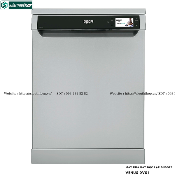 Máy rửa bát Dudoff VENUS DV01 (Độc lập - 14 bộ bát đĩa Châu Âu)