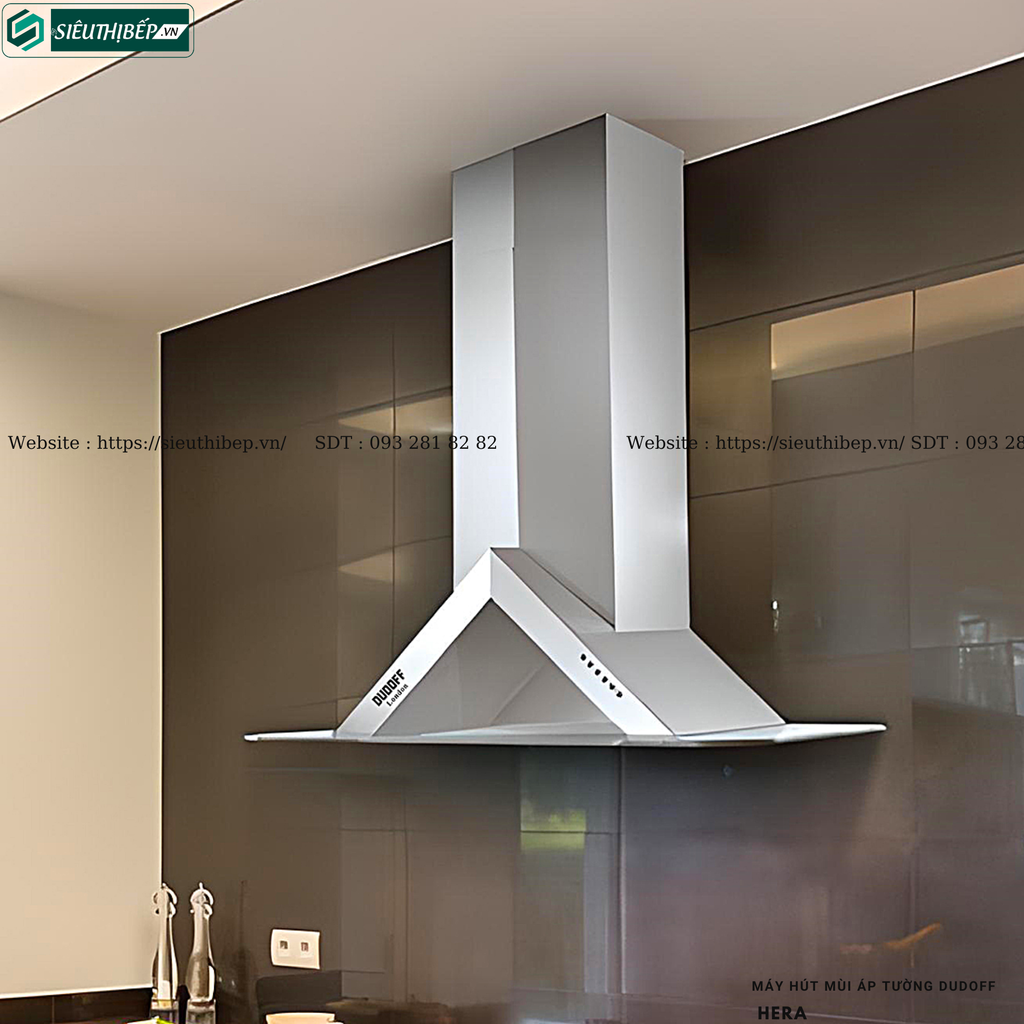 Máy hút mùi Dudoff HERA (Áp tường, Hình nón - Made in Italy)