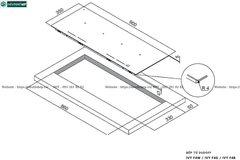 Bếp từ Dudoff IVY F4W / IVY F4G / IVY F4B (4 vùng nấu - Made in Italy)