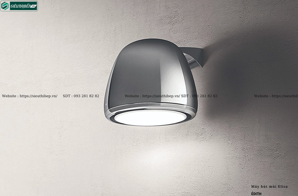 Máy hút mùi Elica ÉDITH (Đảo, treo độc lập - Made in Italy)