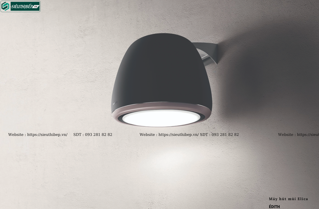 Máy hút mùi Elica ÉDITH (Đảo, treo độc lập - Made in Italy)
