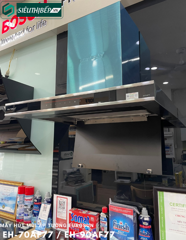 Máy hút mùi Eurosun EH - 70AF77 / EH - 90AF77 (Áp tường - chữ T)