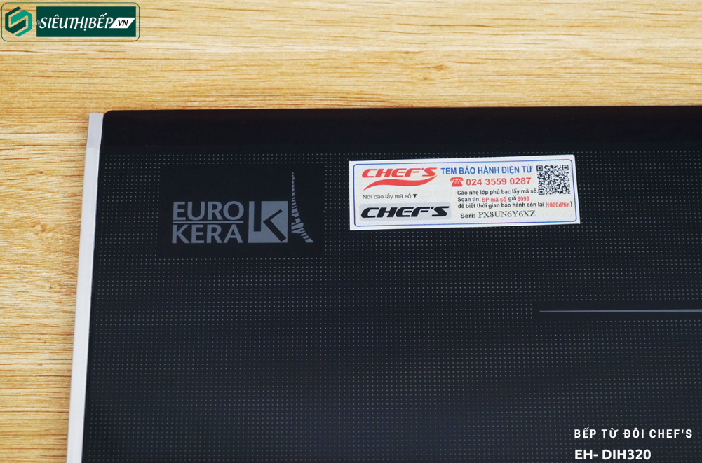 Bếp từ đôi Chef's EH- DIH320 (Lắp ráp Việt Nam)