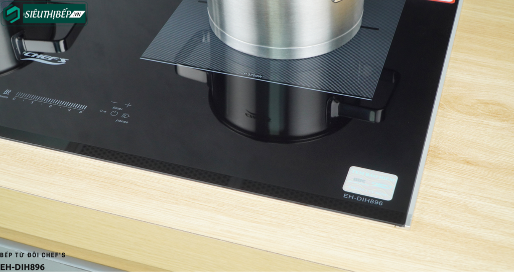 Bếp từ đôi Chef's EH - DIH896 Công nghệ Inverter tiết kiệm điện (Made in Germany)