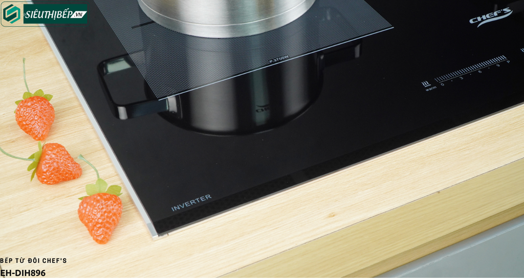 Bếp từ đôi Chef's EH - DIH896 Công nghệ Inverter tiết kiệm điện (Made in Germany)