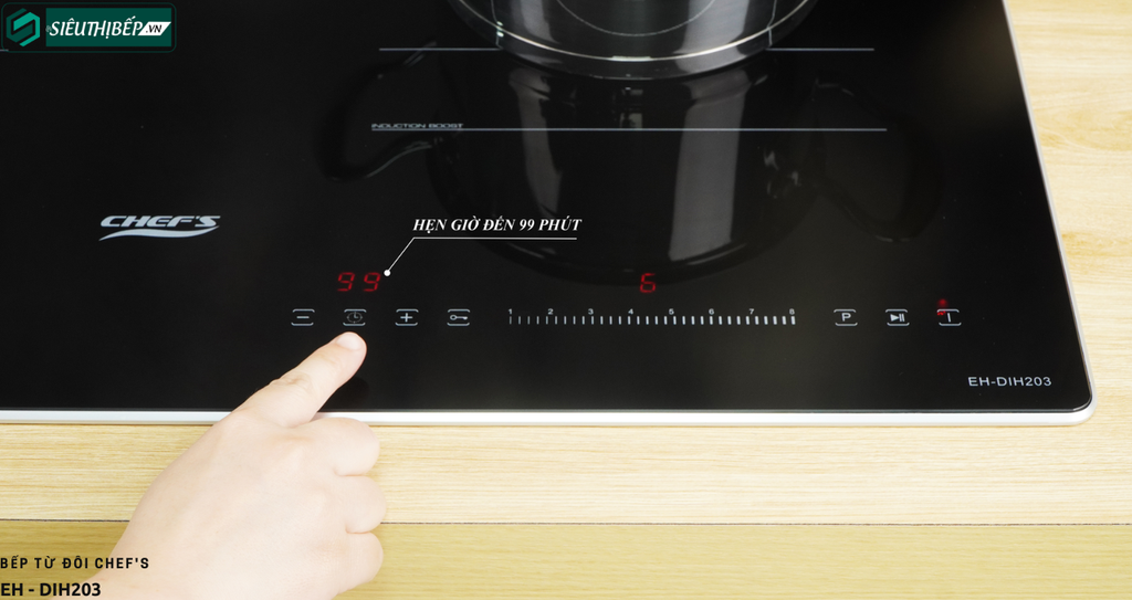 Bếp từ đôi Chef's EH - DIH203 (Lắp ráp Việt Nam)