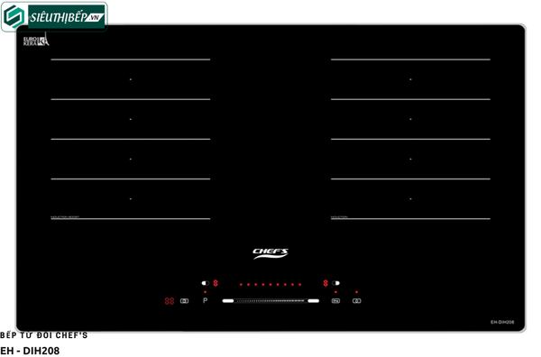 Bếp từ đôi Chef's EH - DIH208 ( Lắp ráp Việt Nam)