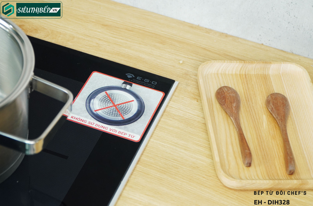 Bếp từ đôi Chef's EH - DIH328 (LK E.G.O - Germany)